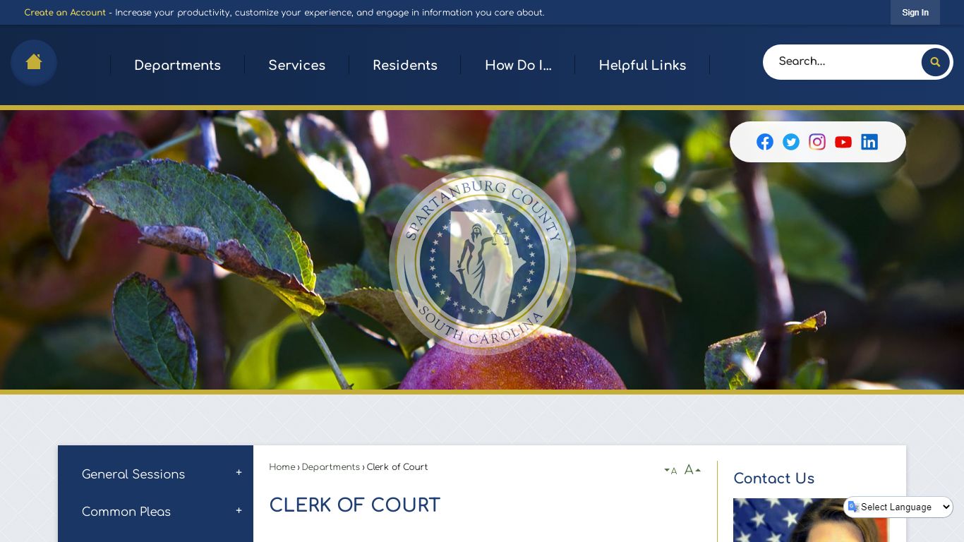 Clerk of Court | Spartanburg County, SC
